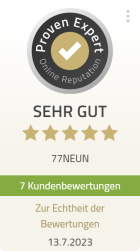 Proven Expert Info Siegel 77NEUN